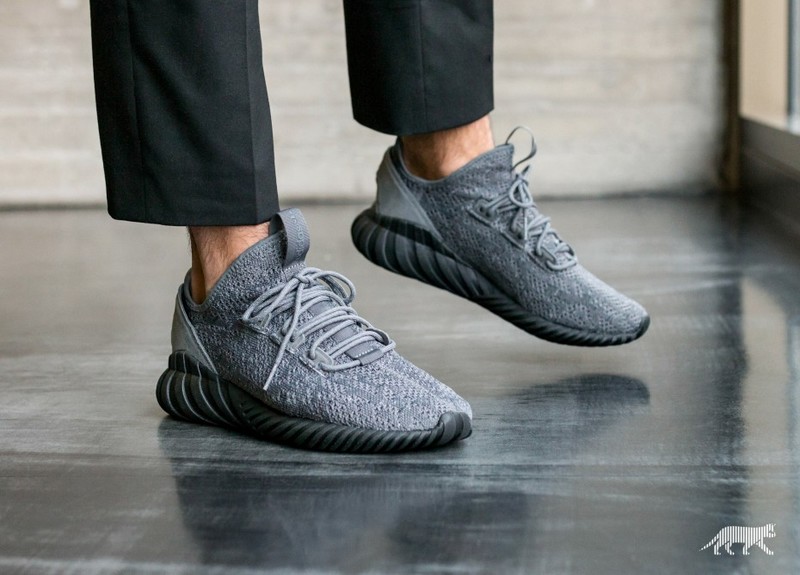 adidas Tubular Doom Sock PK Grey BY3564 Grailify